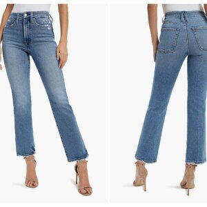 Good American Good Curve Straight Leg Jeans
